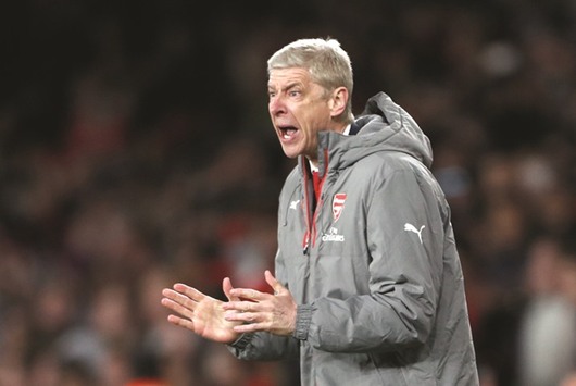 Arsenal manager Arsene Wenger.