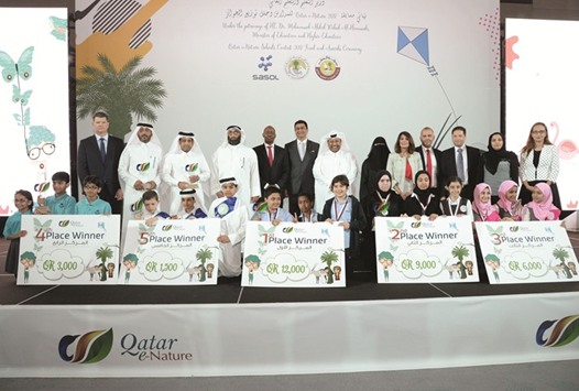 The winners with officials. PICTURE: Thajudheen