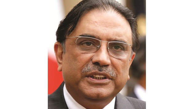 SHREWD OPERATOR: Former president and PPP supremo Asif Zardari.