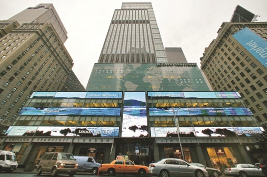 A view of the Lehman Brothers headquarters in New York. In a trial that started last week in Manhattan bankruptcy court, Lehman alleges Citigroup created u201cphantom transaction costsu201d in order to justify a bankruptcy claim that would allow it to keep $2bn in cash Lehman had deposited on the trades. Citigroup contends it did nothing wrong and used reasonable practices.