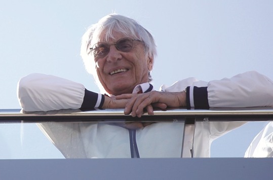 Former Chief Executive of the F1 Group Bernie Ecclestone.