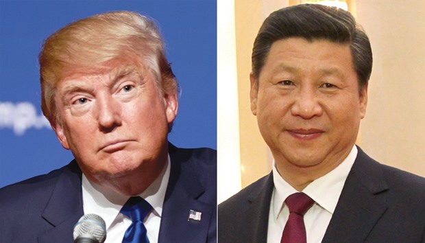 Donald Trump, left, and Xi Jingping ... critical.