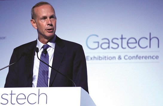 Chevron Corp vice chairman Michael Wirth speaks at Gastech in Chiba, Japan. Wirth said a u201csupply gapu201d could happen over the next few years if new projects are not approved.