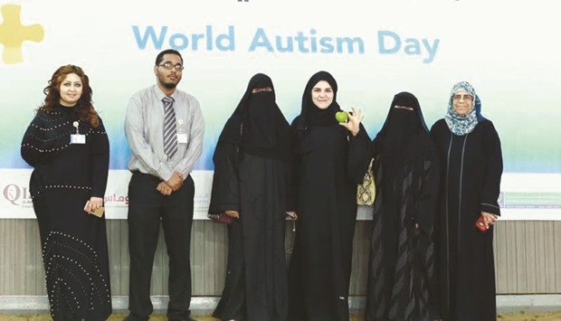 Some PHCC officials at an autism awareness event.