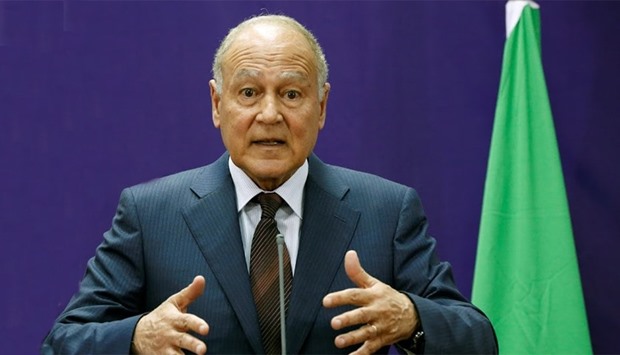 Arab League chief Ahmed Aboul Gheit