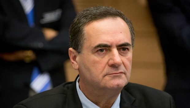 Yisrael Katz, who also serves as Israel's intelligence minister, declined at a news conference to say whether Arab states had agreed to join his initiative