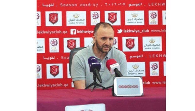 Lekhwiya manager Djamel Belmadi insists that the title race is not over.