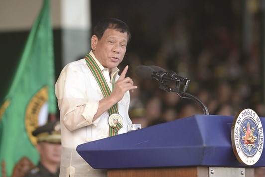 President Rodrigo Duterteu2019s trust ratings declined slightly in an opinion poll in the first three months this year.