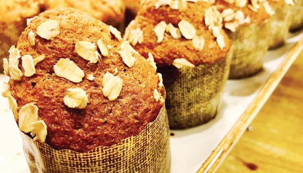 Cocoa Oat Muffin.