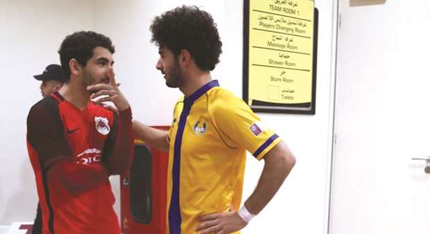 Al Gharafa forward Ahmed Alaaeldin (right) and Al Rayyan right-back Mohamed played key roles for their teams. They also excelled in both QNB Stars League and AFC Champions League.