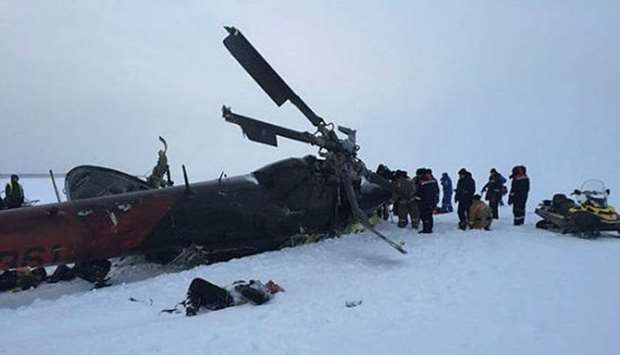 Russian helicopter crash