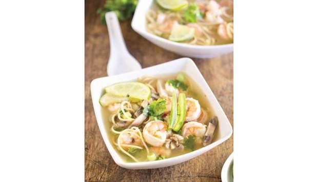 SALTY: Seafood Pho has influence of French colonisation of Vietnam.tPhoto by the author