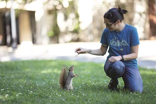 u201cWhatu2019s cool is that these animals are solving problems right under our feet and most people donu2019t realise it,u201d says psychologist Mikel Delgado, whose Ph.D. dissertation was on the complexity of squirrel behaviour