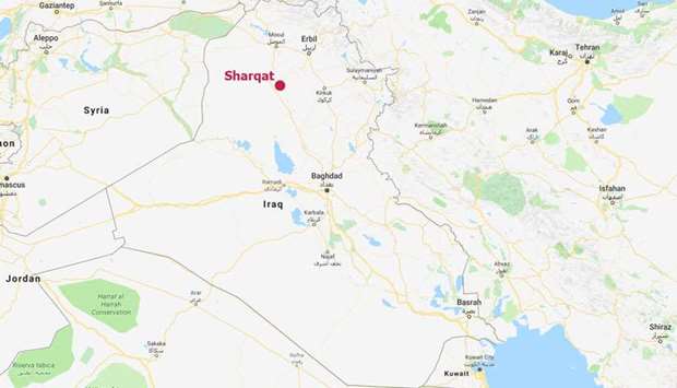 Asdira village is south of Sharqat, one of the last bastions of the Islamic State group in the country's north to be retaken by Iraqi forces.