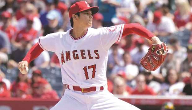 Japanese sensation Shohei Ohtani smacked a bases-loaded triple to drive in three runs as the Los Angeles Angels thumped the Kansas City Royals 7-1 on Thursday.