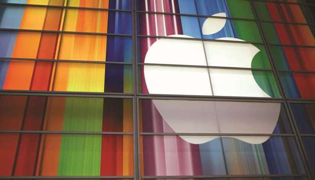 The Apple logo is seen at the Yerba Buena Centre for Arts in San Francisco (file). Apple warned employees to stop leaking internal information on future plans and raised the spectre of potential legal action and criminal charges, one of the most-aggressive moves by the worldu2019s largest technology company to control information about its activities.