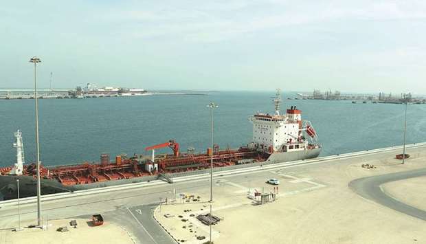 The file photo taken on February 6, 2017 shows a part of the Ras Laffan  Industrial City, Qataru2019s principal site for production of LNG and  gas-to-liquids. In July 2017, Qatar announced a new development from the North Field would produce 23mn tpy by 2024, an increase of 30% from  current LNG production levels to about 100mn tpy.
