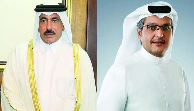 HE the Minister of Transport and Communications Jassim Seif Ahmed al-Sulaiti and CRA president Mohamed Ali al-Mannai
