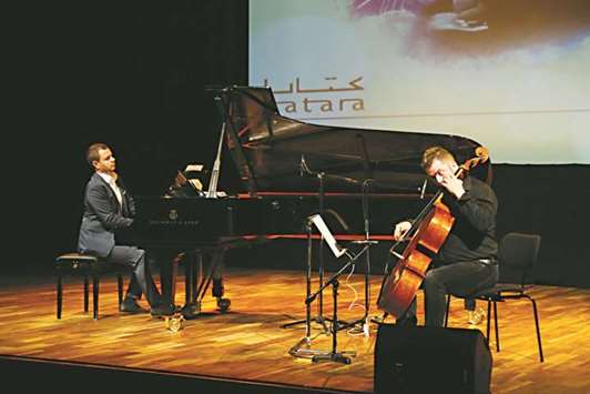 Hungarian composer and conductor Peter Pejtsik and Polish pianist Dawid Nowaczyk perform at Katara.