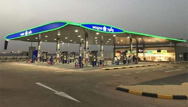 Woqod's newly-opened petrol station in Al Thumama.