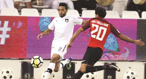 Hamed Ismail (left) was Al Saddu2019s first signing this season in the January transfer window.