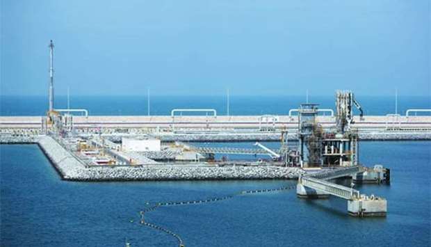 The Ras Laffan Industrial City, Qatar's principal site for the production of liquefied natural gas and gas-to-liquid.