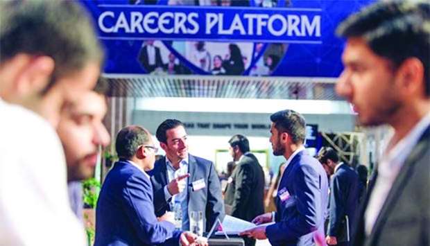 The Careers Platform event hosted potential employers from government agencies, multinational corporations, and local, Qatar-based businesses.