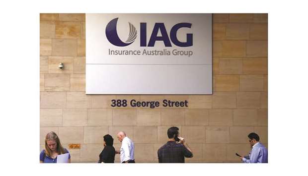 Pedestrians walk past the headquarters of Insurance Australia Group in central Sydney. IAG, Australiau2019s biggest general insurer by market share, has ventures in Malaysia, Thailand, Vietnam and Indonesia in Southeast Asia.
