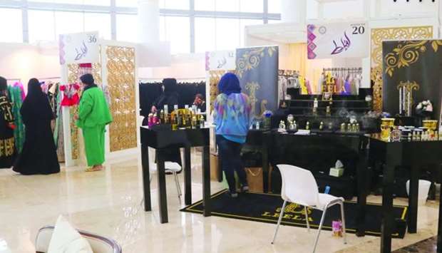 A view of `Iqlit' expo at Tawar Mall: PICTURE: Jayan Orma