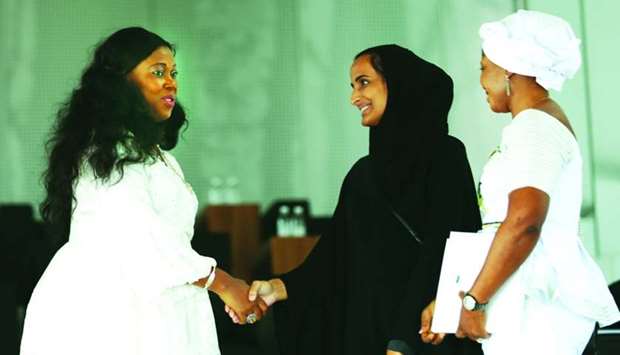 Sheikha Hind welcomes Sierra Leone first lady