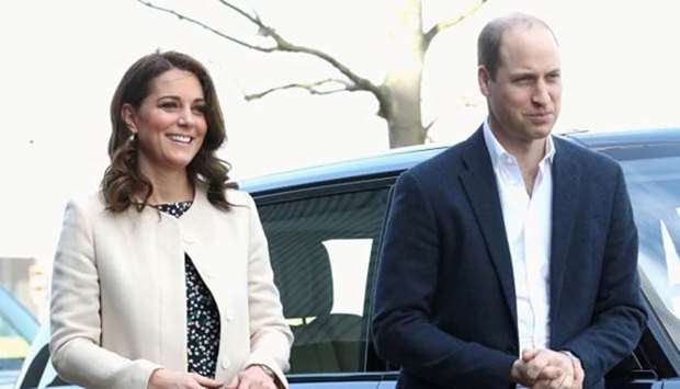 Prince William and Catherine, Duchess of Cambridge, are seen at an event last month.