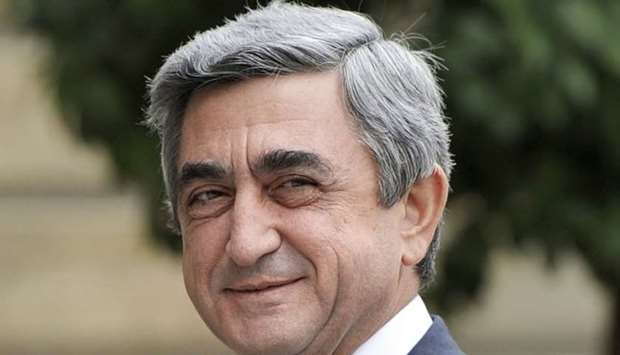 Armenia's Prime Minister Serzh Sarkisian