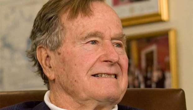 Former president George H.W. Bush