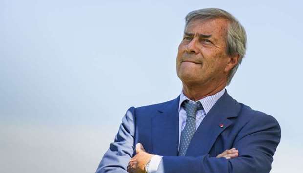 French transport and media giant Bollore's President Vincent Bollore attends the presentation of the Bretagne Prize literary award on June 26, 2017 in Paris.