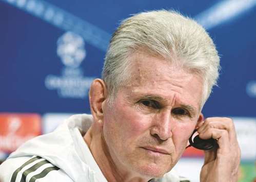 Bayern Munichu2019s German head coach Jupp Heynckes during a press conference in Munich. (AFP)