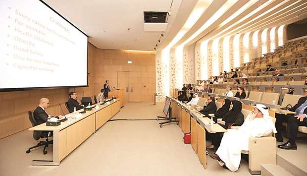 The lecture was delivered by Harvard University Prof Cass R Sunstein, the administrator of the White House Office of Information and Regulatory Affairs during the Obama administration