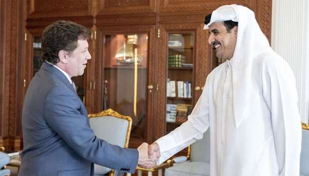 HH the Emir with Alejandro Dominguez