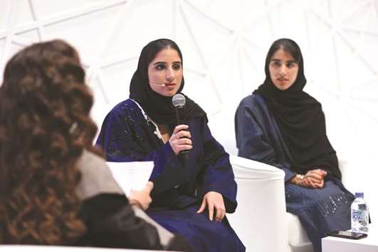 A workshop in session at the 13th Heya Arabian Fashion Exhibition.
