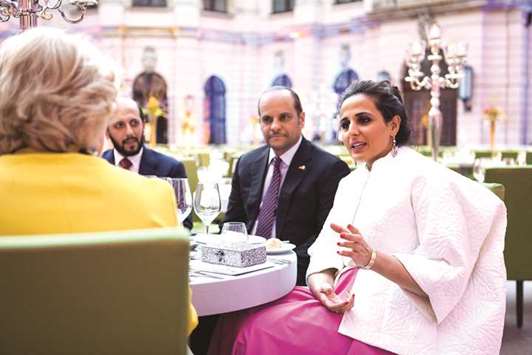 Snapshots of Qatar Museumsu2019 and HE Sheikha Al Mayassa bint Hamad bin Khalifa al-Thaniu2019s participation in The New York Times Art Leaders Network meeting in Berlin.