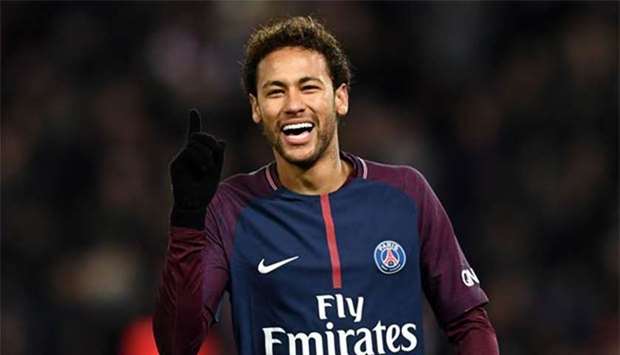 Paris Saint-Germain's Brazilian forward Neymar