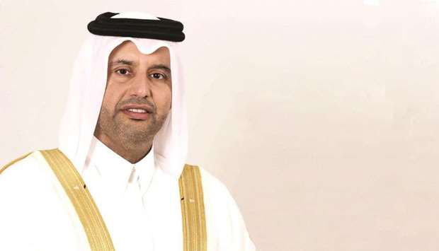 HE the Minister of Economy and Commerce Sheikh Ahmed bin Jassim bin Mohamed al-Thani heads the Qatari delegation 