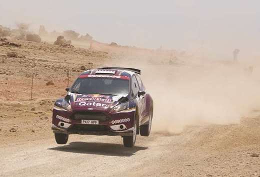 Qataru2019s Nasser Saleh al-Attiyah has a record 11 victories in the Jordan Rally.