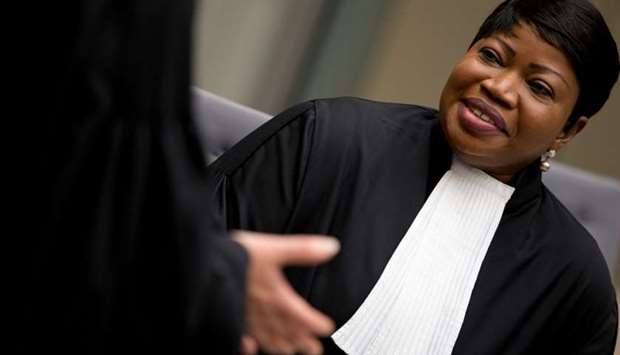 Public Prosecutor Fatou Bensouda at the International Criminal Court in The Hague, last Wednesday.