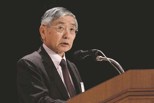 Kuroda: Too early to debate specific exit strategy.