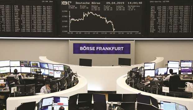 The German share price index DAX graph is seen at the Frankfurt Stock Exchange. The DAX 30 lost 0.9% to 11,850.57 points yesterday.The German share price index DAX graph is seen at the Frankfurt Stock Exchange. The DAX 30 lost 0.9% to 11,850.57 points yesterday.