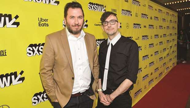 SPOTLIGHT: Dennis Widmyer, left, and Kevin Kolsch at the Pet Sematary Premiere 2019 SXSW Conference and Festivals at Paramount Theatre in Austin, Texas, last month.