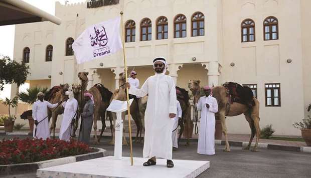 The Dreama Ajaweed campaign flag was taken across the country.