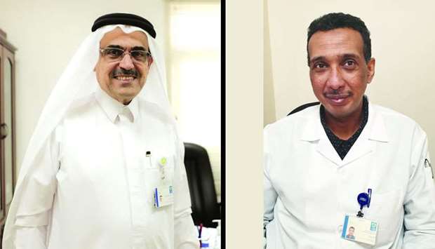 Dr Ussama al-Homsi (L), Dr Mohamed Yassin