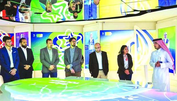 Team Eila members visited Doha recently.