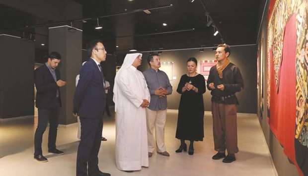 The exhibition is being held in Building 19 of Katara.